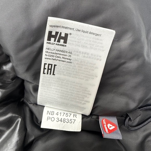 Helly Hansen Kids Black Primaloft Insulated Ski Jacket Size 140 10 Waterproof - Picture 8 of 13
